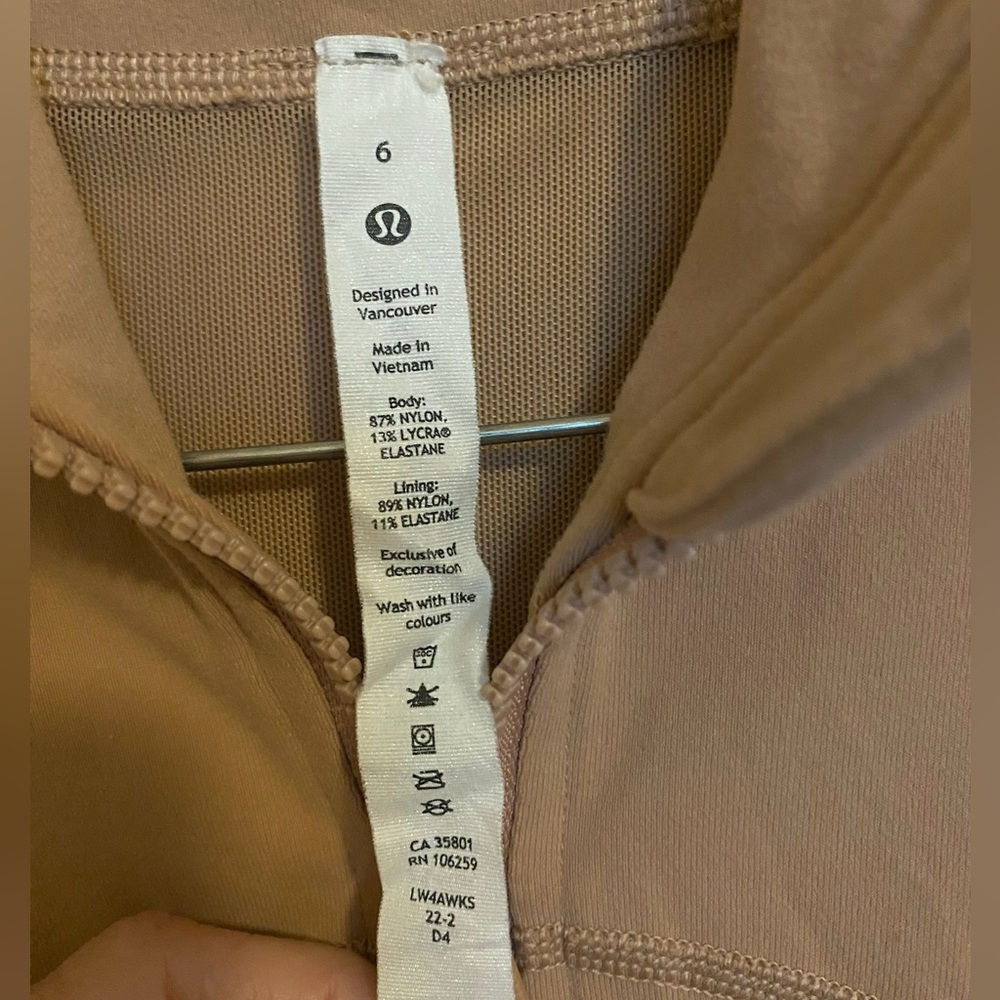 Lululemon Pink Clay Define Jacket Size 6 - Picture 10 of 11